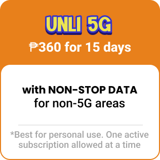 UNLI 5G w/ NON-STOP DATA 360